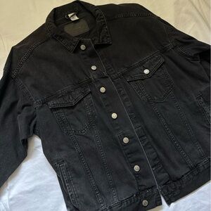 H&M Black Denim Jacket